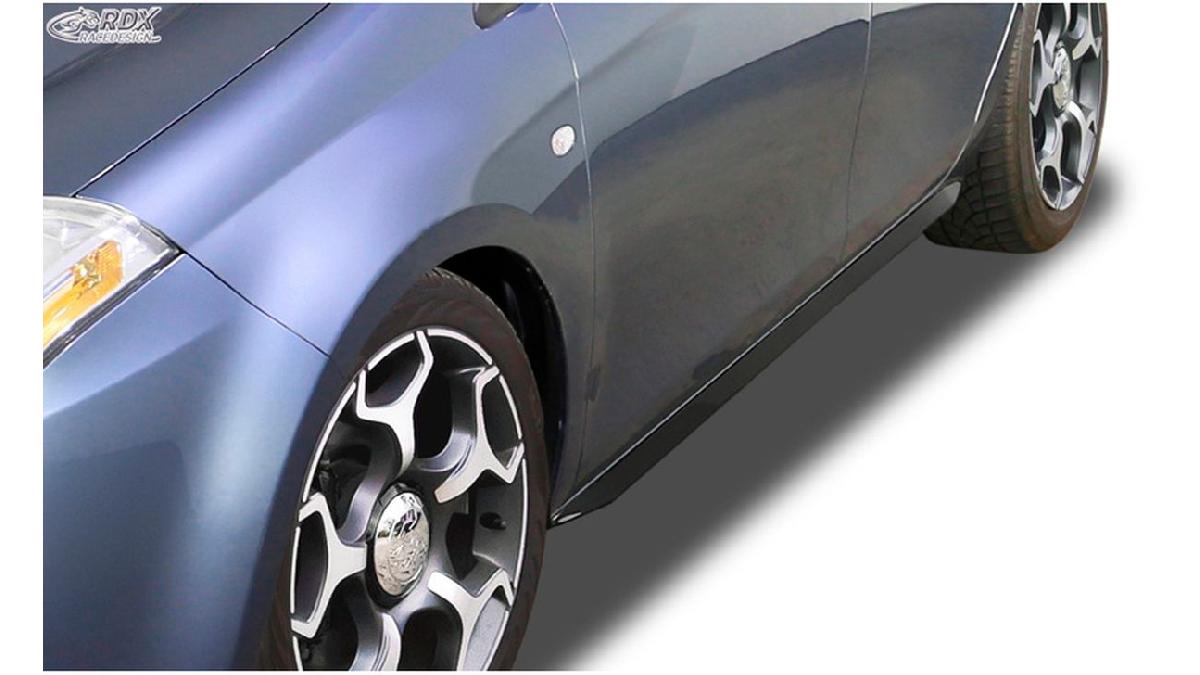 Jupes+lat%C3%A9rales+%27Slim%27+sur+mesure+pour+Fiat+Bravo+2007-2014+%28ABS+noir+luisant%29